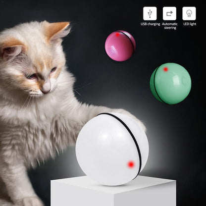 LED Laser Electronic Rolling Interactive Cat Toy Ball