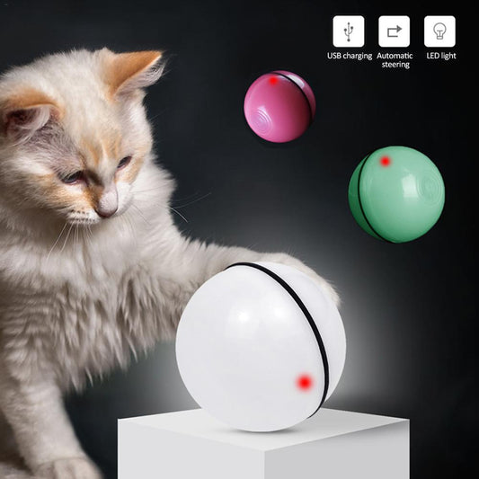 LED Laser Electronic Rolling Interactive Cat Toy Ball