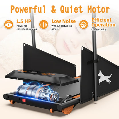 Dog Treadmill  – Foldable Indoor Small, Medium & Large Pet Treadmill